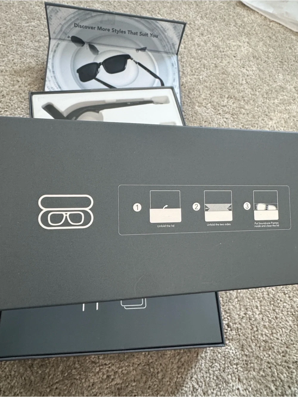Soundcore by Anker Bluetooth Audio Glasses - Black
